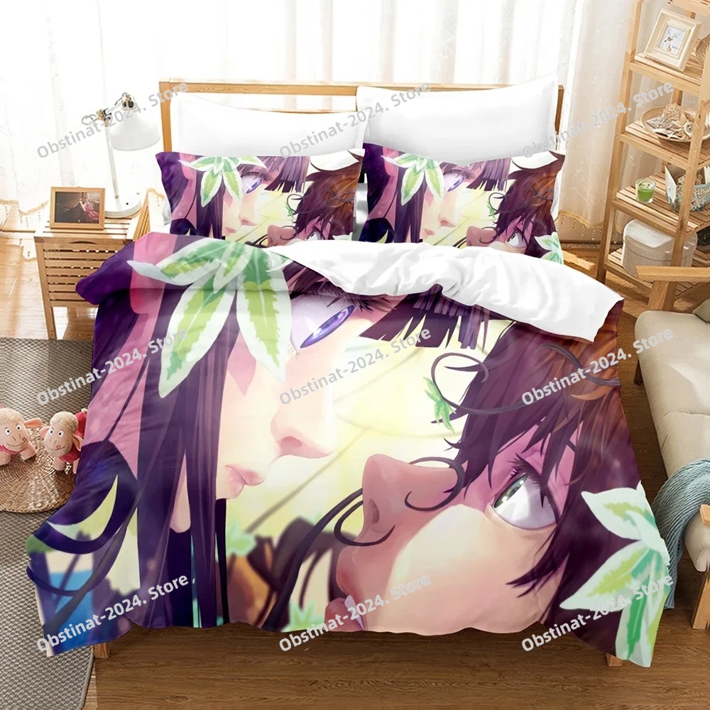 Home Textiles Bedding - アニメフルーツバスケット寝具セット布団カバーセット枕カバー付きツインフルクイーンキング寝具ベッドリネンホームテキスタイル