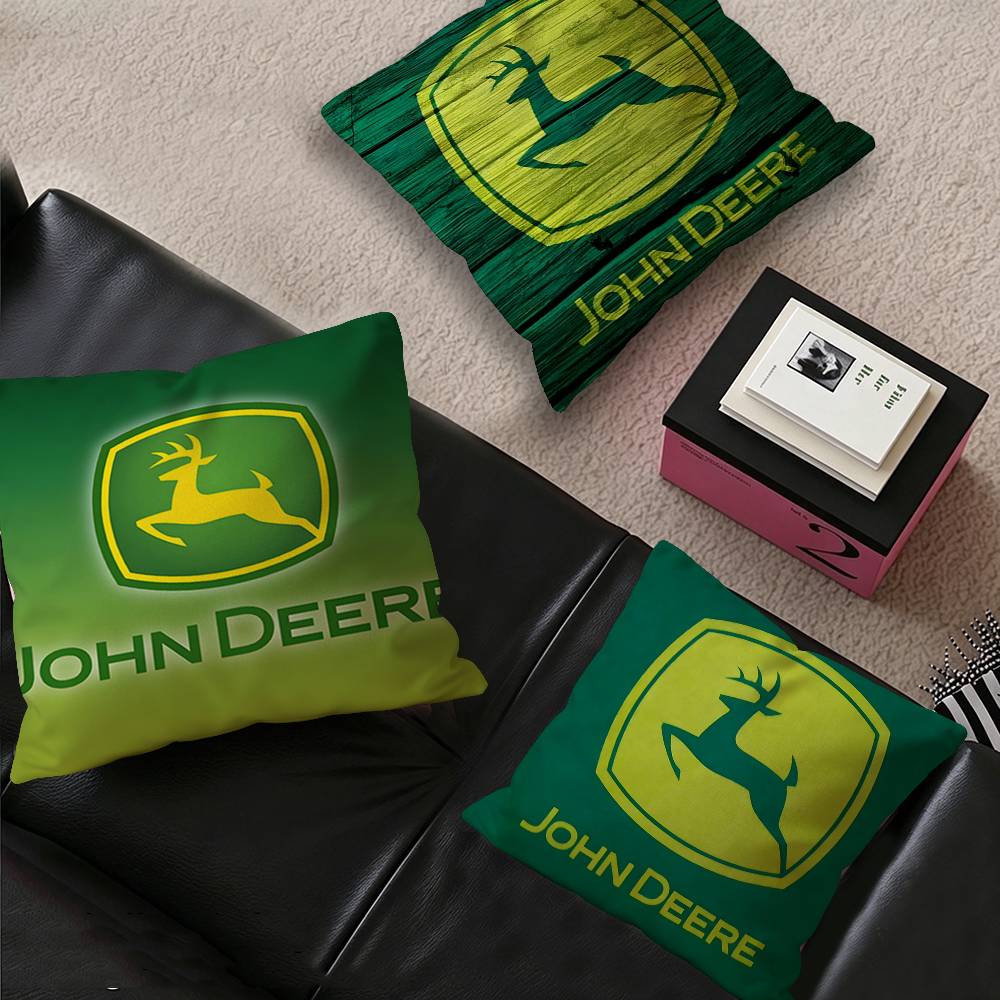 Home Textiles Logo - クラシックロゴ J-John D-Deere ラッキードラゴン枕カバーソファクッションカバーホームルーム装飾子供ギフト