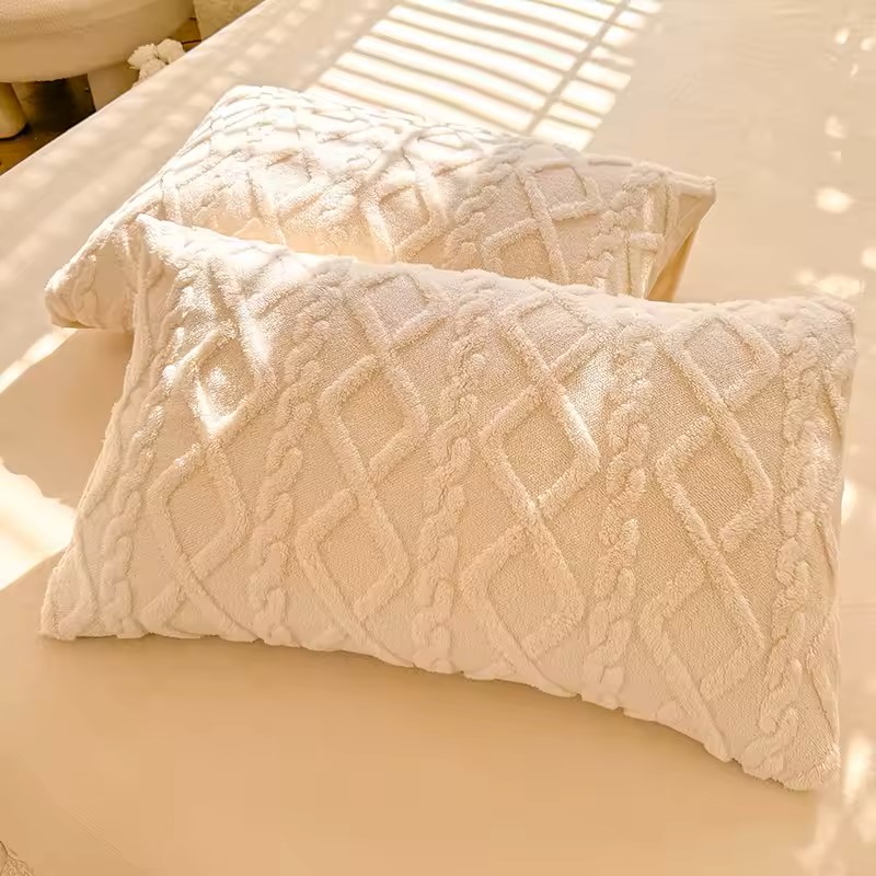 Pillow Cover 20X20 - 1 個 2 個枕カバータフベルベット枕カバー 48 ×