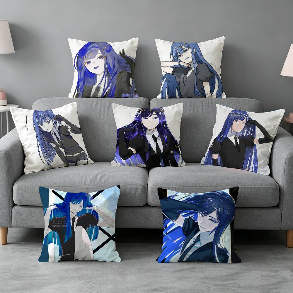 Home Landing Textiles - Land of the-e 光沢のある枕カバー ソフトマイクロファイバー枕カバー ホームソファ装飾
