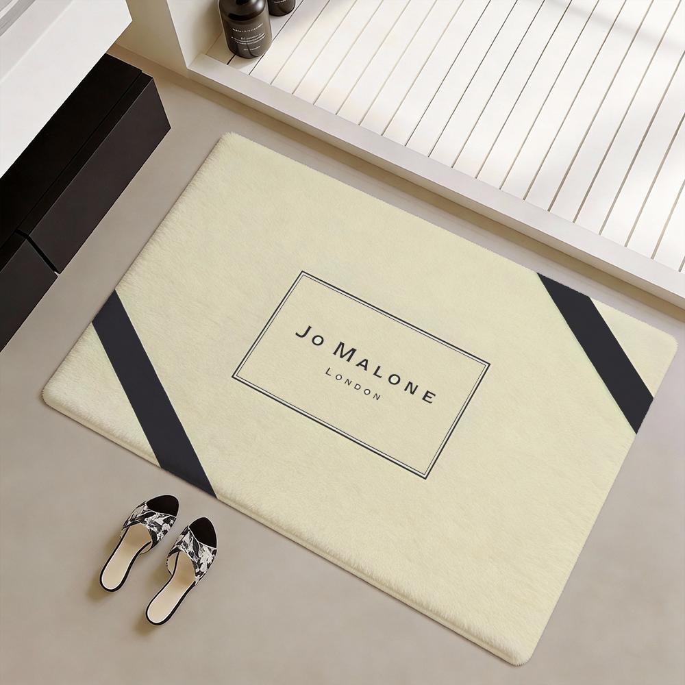 Home Textiles Logo - J-Jo M-Malone ロゴ ファッション フロアマット ソフトフランネル