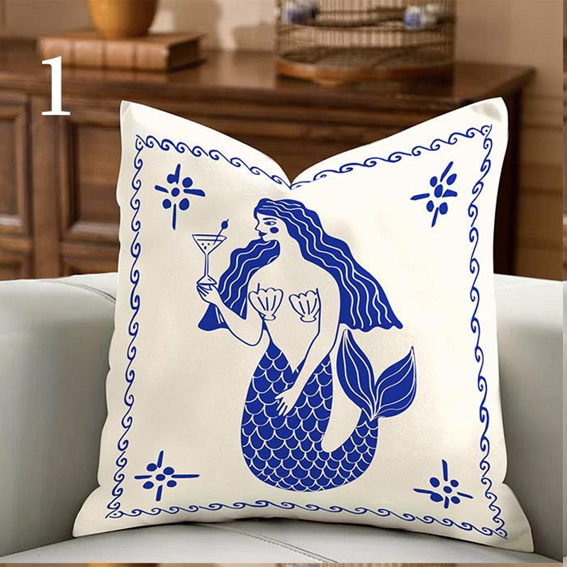 1ピースの海岸風枕カバー、ラ・ドルチェ・ヴィータスタイル、地 - Pillow Cover 20X20 のレビューと価格