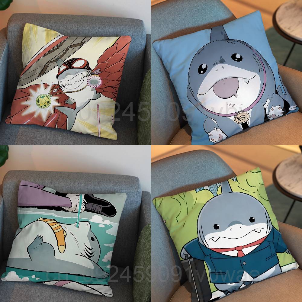 ランドシャークかわいいジェフ枕カバーオフィスクッションソファ - Home Landing Textiles のレビューと価格