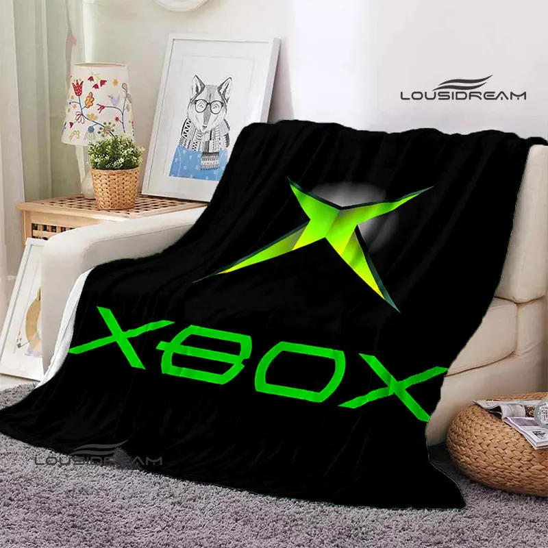 Xbox ロゴ フリースブランケット ソフトゲーミングデザイ - Home Textiles Logo のレビューと価格