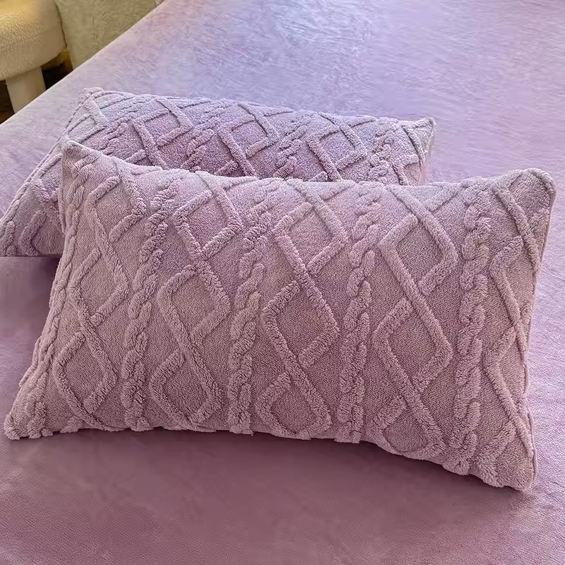 1 個 2 個枕カバータフベルベット枕カバー 48 × 74 - Pillow Cover 20X20 のレビューと価格
