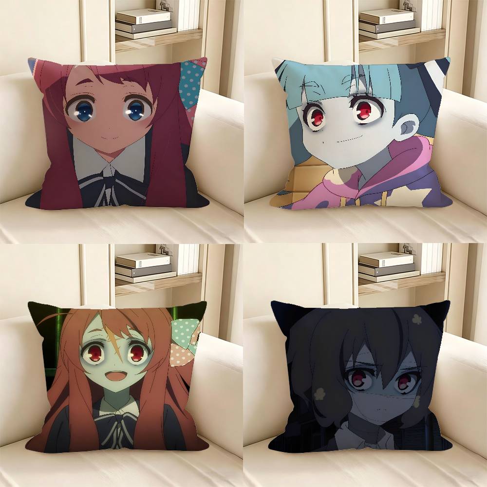1pc ゾンビランドサガ枕カバーファッション正方形枕カバー寝 - Home Landing Textiles のレビューと価格
