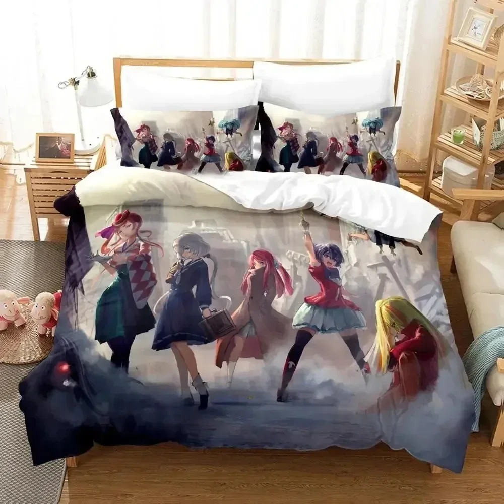 アニメゾンビランドサガ寝具セット 3D プリント寝室に適した - Home Landing Textiles のレビューと価格
