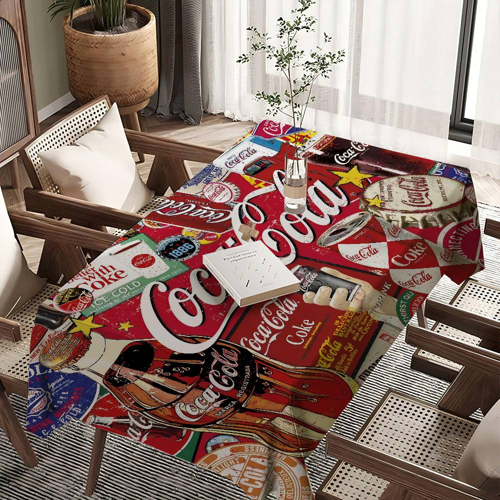 C-COCA ロゴ C-COLAS 長方形テーブルクロス プ - Home Textiles Logo のレビューと価格