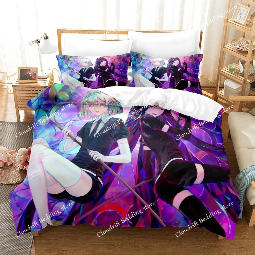 3Dプリントアニメ「宝石の国」寝具セット 男の子 女の子 ツ - Home Landing Textiles のレビューと価格