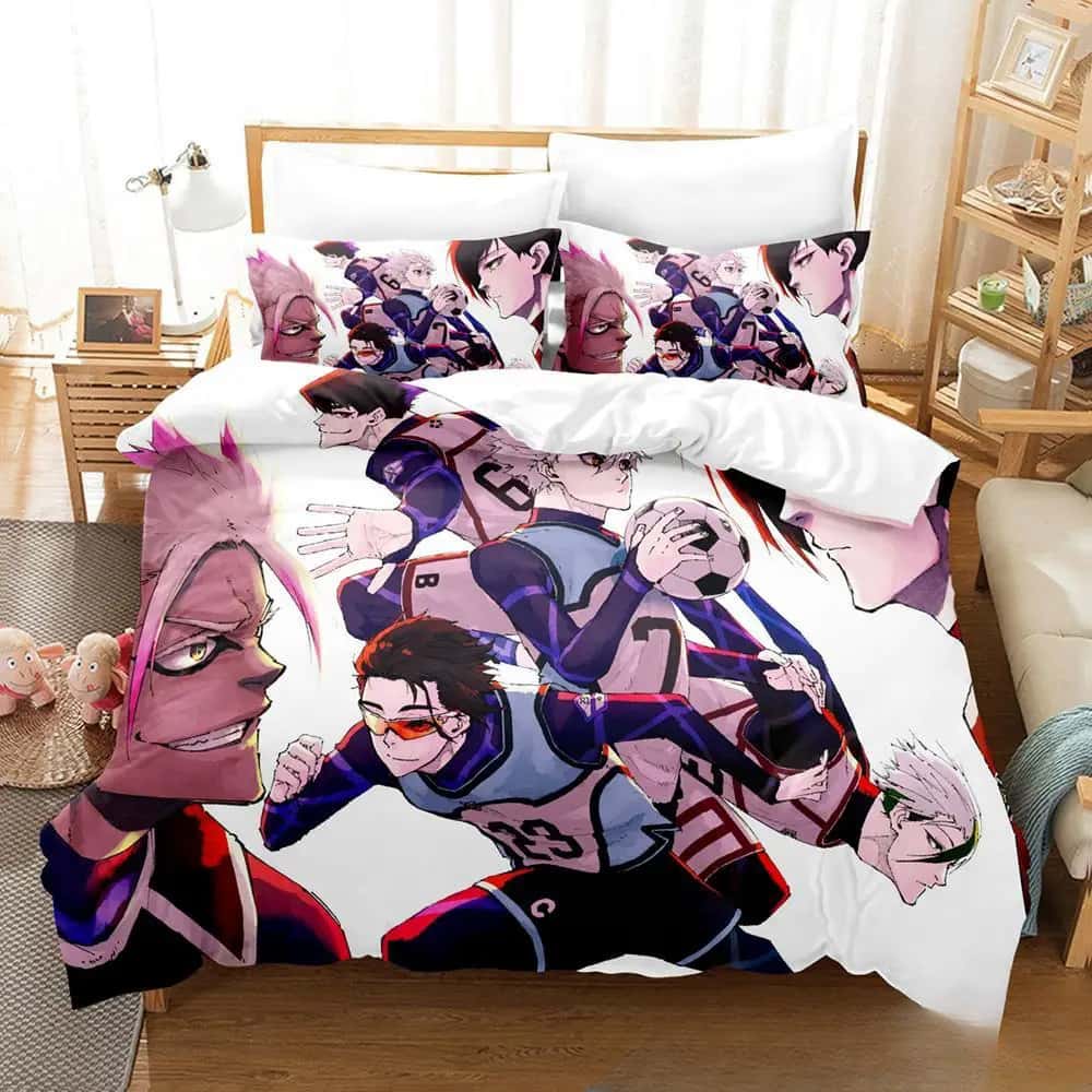 ファッション3Dプリントアニメブルーロック寝具セット 男の子 - Home Textiles Bedding のレビューと価格