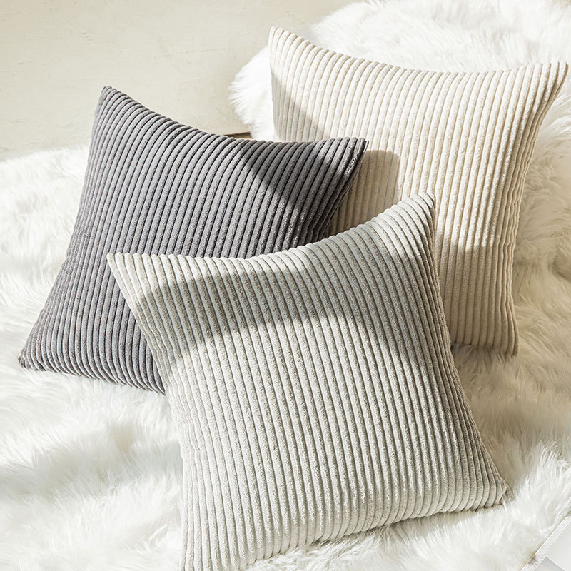 コーデュロイ枕カバー 40X40 45X45 50x50 3 - Pillow Cover 20X20 のレビューと価格