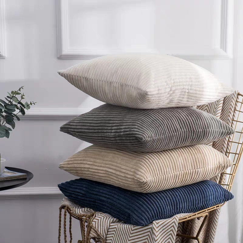 コーデュロイ枕カバー 40X40 45X45 50x50 3 - Pillow Cover 20X20 のレビューと価格