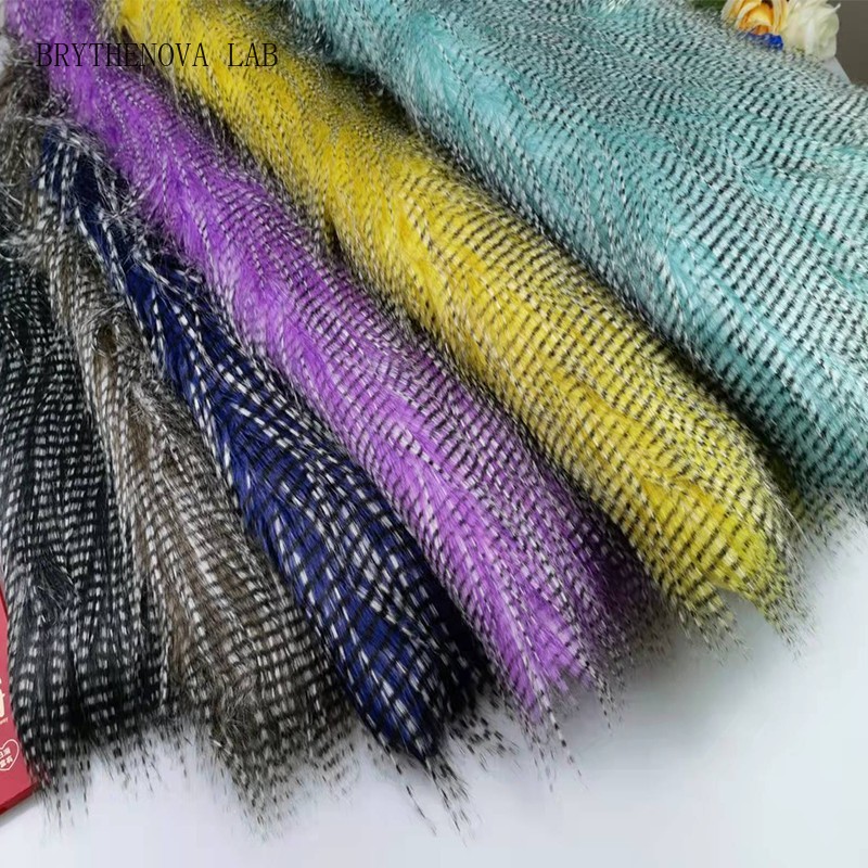 160X50cm 孔雀風フェイクフォックスファー ジャカード - Home Textiles Photos のレビューと価格