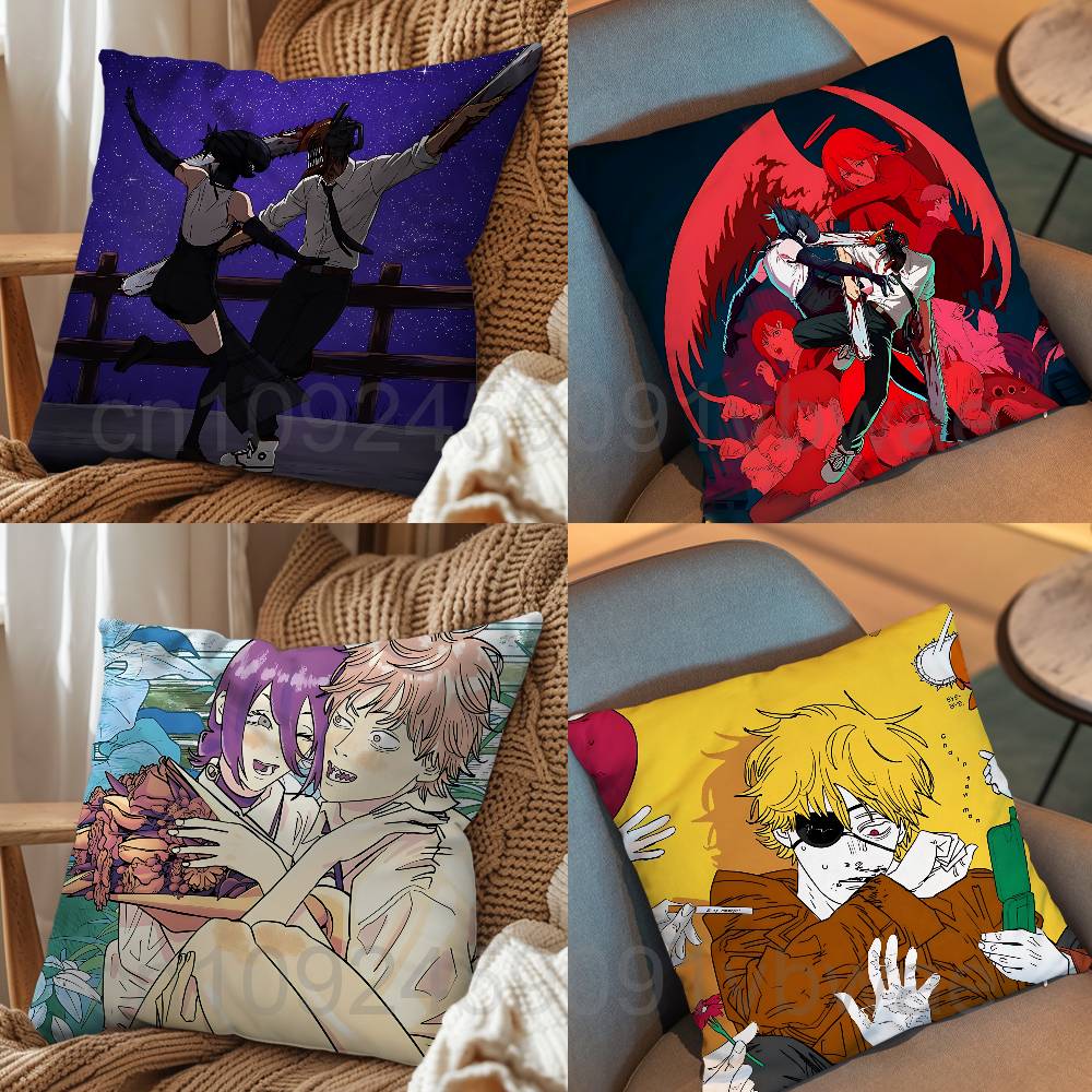 デンジ・レゼ・ラ・ランド・チェーンソーマンプリントスローピロ - Home Landing Textiles のレビューと価格